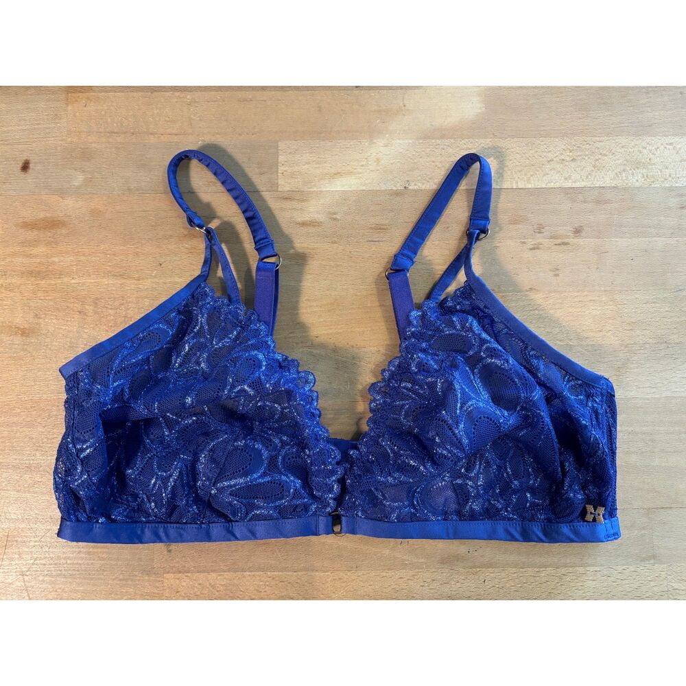 Savage X Fenty Bralette Blue Lace 2X